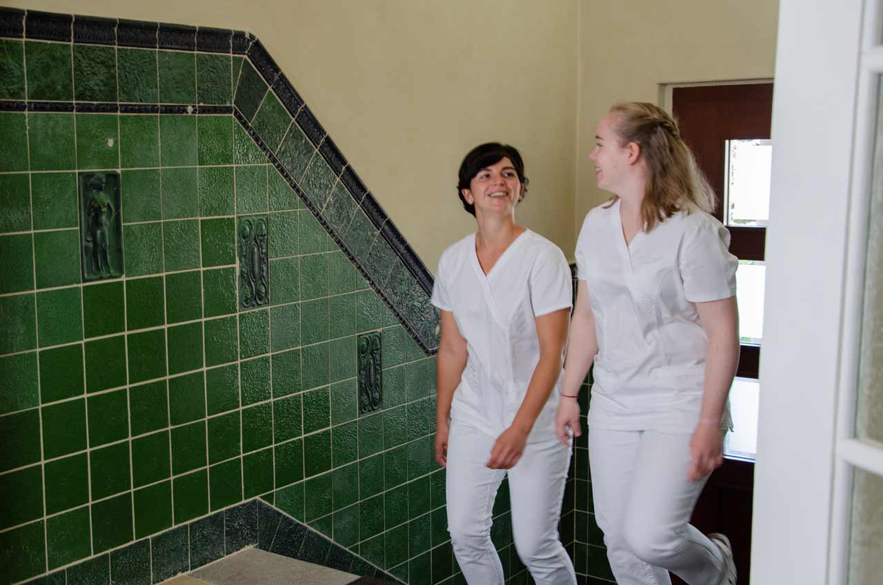 Der Eingangsbereich der Zahnarztpraxis.